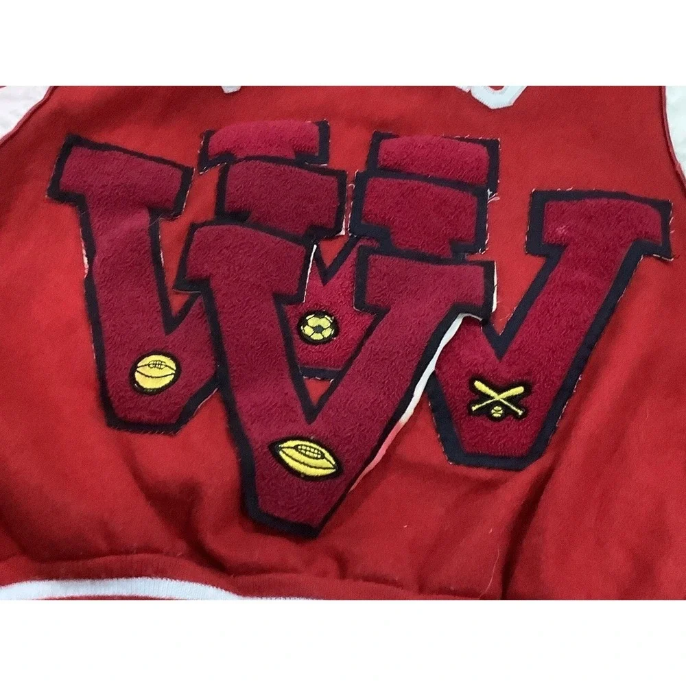 Vintage 60s 70s Hewitt Mfg. Corp Letterman Varsity Jacket  Stitch Size 42